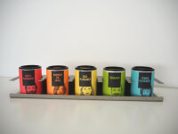 Gewürzregal V2A Edelstahl Gewürze Just Spices Fuchs Regal Behälter Ordnung