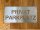 Privat Parkplatz Schild Parkverbot Parken Verboten Edelstahl Metall stabil